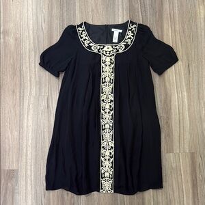 Laundry Dress 100% silk with embroidery